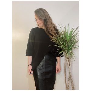 gap boatneck black sweater